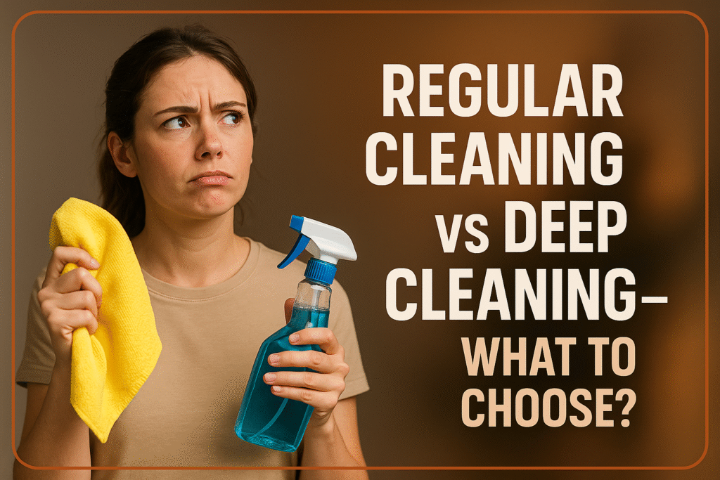 Regular Cleaning vs Deep Cleaning