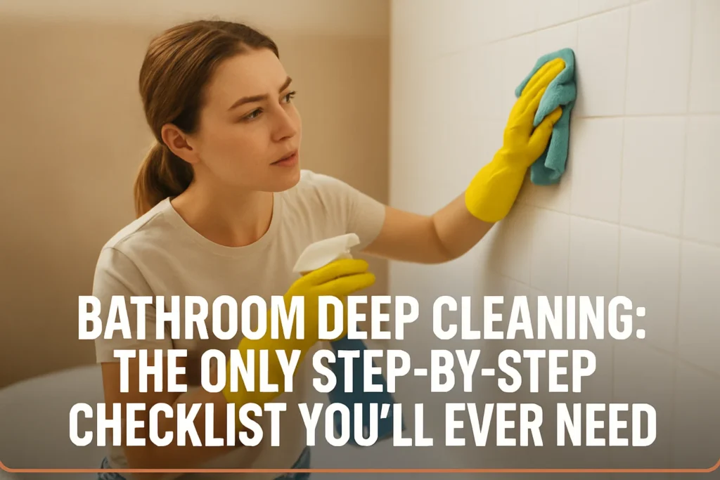 Bathroom Deep Cleaning: The Only Step-by-Step Checklist You’ll Ever Need