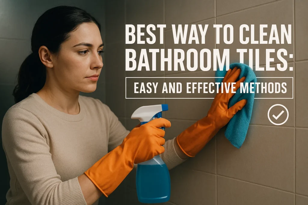 Best Way to Clean Bathroom Tiles Easy and Effective Methods