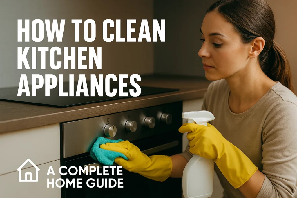 How to Clean Kitchen Appliances: A Complete Home Guide