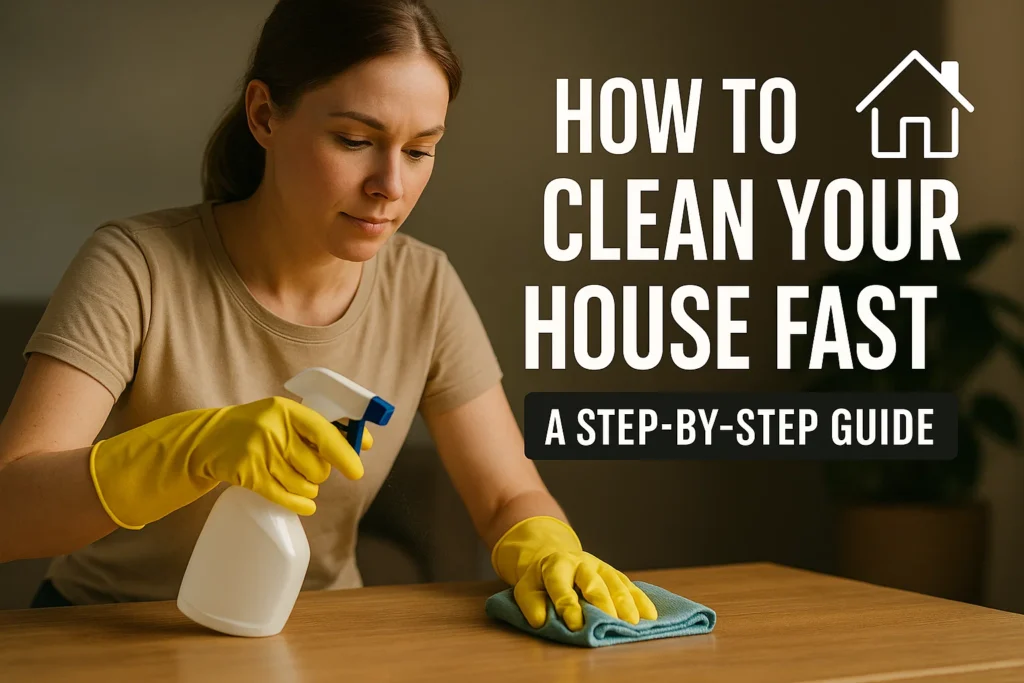How to Clean Your House Fast: A Step-by-Step Guide