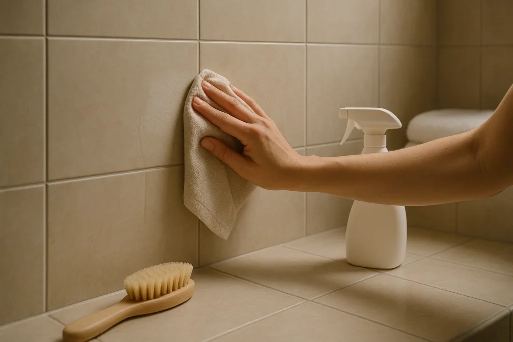 Keeping Bathroom Tiles Cleaner for Longer