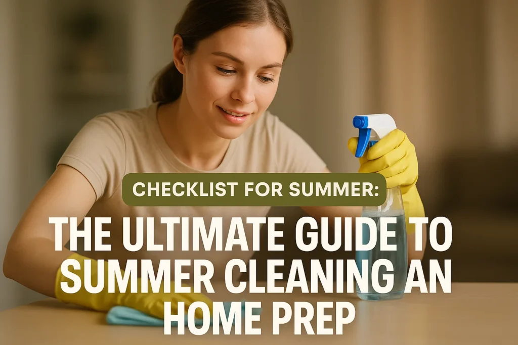 The Ultimate Guide to Summer Cleaning and Home Prep