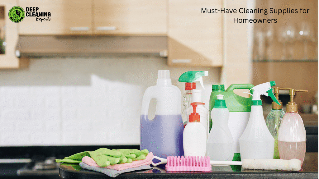 Must-Have Cleaning Supplies for Homeowners