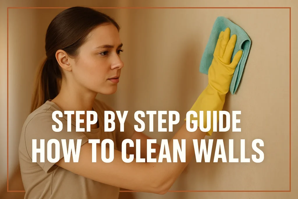 Step by Step Guide How to Clean Walls