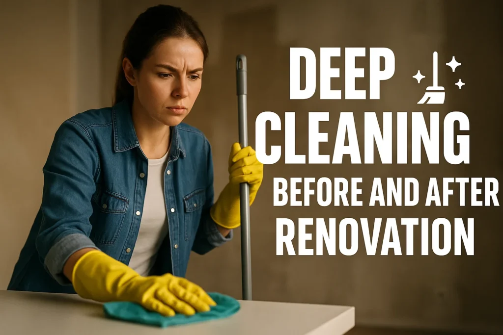 Deep Cleaning Before and After Renovation